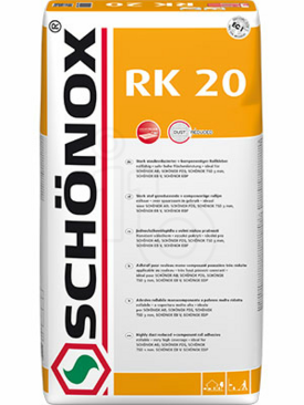 Schonox  RK 20 Sterk stofgereduceerde 1-componentige rolbare lijm zak 15 kg