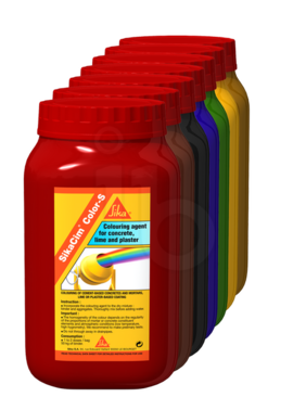 Sika® Sikacim Color kleurstof poeder rood fles 0,8 kg