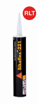 Sika® Sikaflex 221 RLT 1-Component lijm en afdichtkit staalgrijs patroon 300 ml